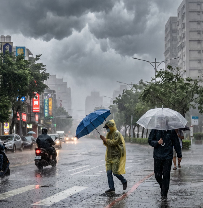 鋒面南下全台有雨！吳德榮示警雷雨來襲 北台轉涼、下周再變天