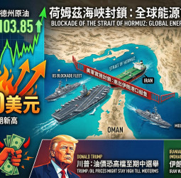 美封鎖荷姆茲海峽引爆油價飆升 川普坦言恐高檔震盪至選前