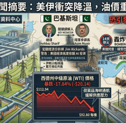 川普宣布暫停轟炸伊朗14天 接受停火提議、荷莫茲海峽成關鍵 國際油價重挫近18%