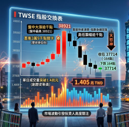 台股盤中狂震逾千點創史上第四大震幅 專家示警：乖離率飆高進入整理期
