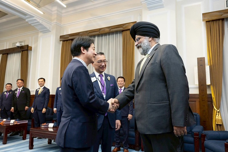 賴清德總統接見國際獅子會總會長辛格　肯定其公益貢獻　攜手深化合作發揮善良公義精神推動社會正向力量