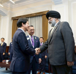 賴清德總統接見國際獅子會總會長辛格　肯定其公益貢獻　攜手深化合作發揮善良公義精神推動社會正向力量