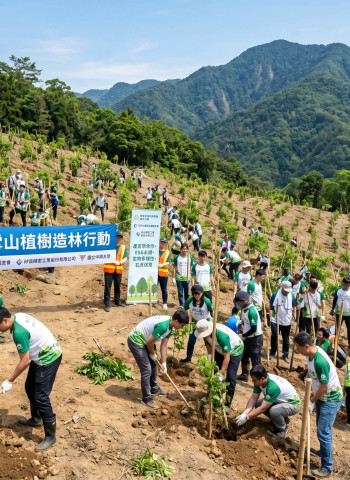 大雪山植樹4千株！產官學攜手造林 打造石虎棲地、邁向淨零未來