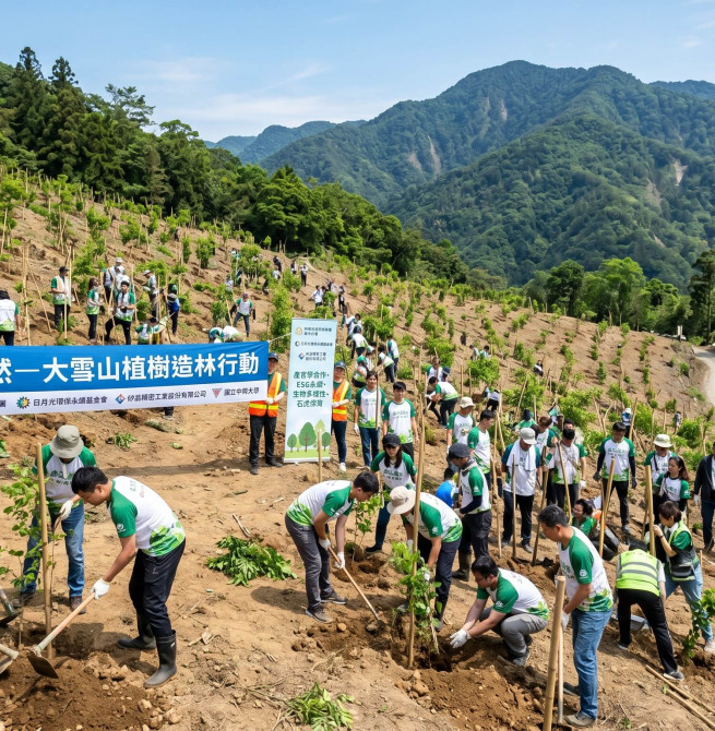 大雪山植樹4千株！產官學攜手造林 打造石虎棲地、邁向淨零未來