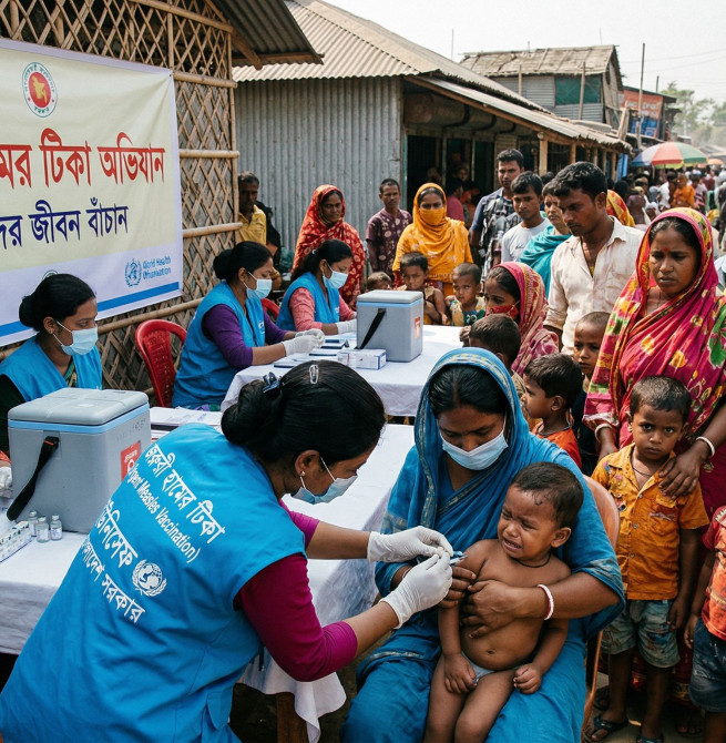 孟加拉爆發嚴重麻疹疫情 疑逾百名兒童喪命緊急啟動疫苗接種