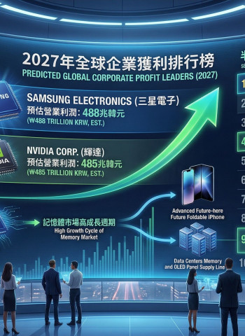 AI帶動「獲利王之爭」！三星強勢反攻 挑戰輝達全球第一