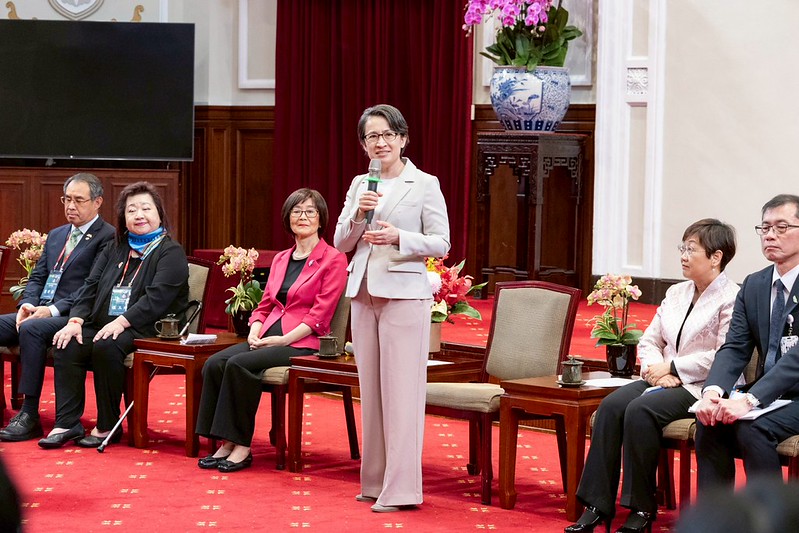 蕭美琴副總統感謝北美臺商會回國訪團長期支持臺灣　盼共同支持國防預算