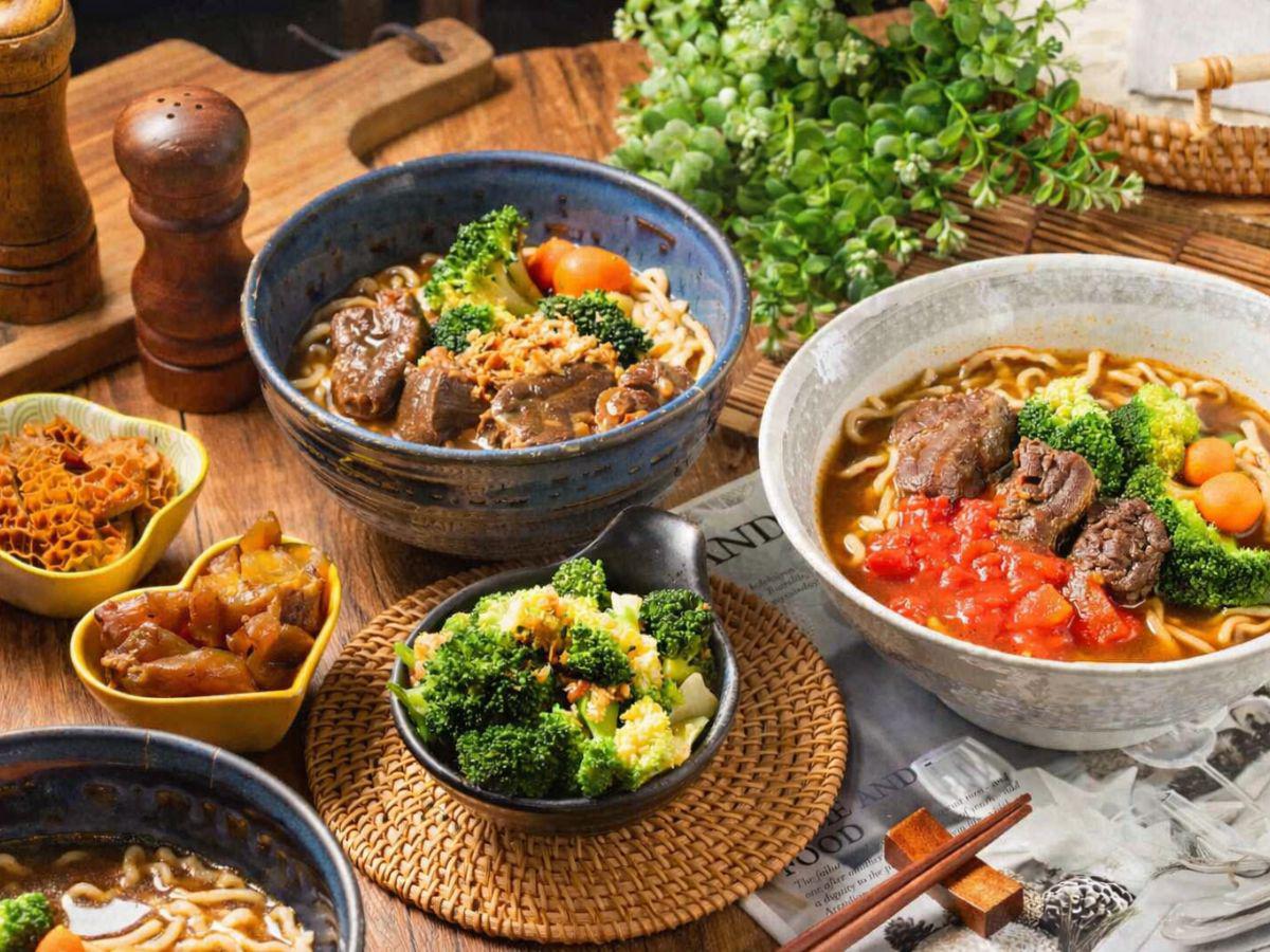 台南北區牛肉麵推薦 四公分厚切肉塊 純牛肉熬煮羅宋風味湯頭