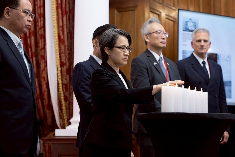 蕭美琴副總統出席臺北國際大屠殺紀念日活動　強調守護民主與人權以和平價值彌合全球分歧