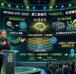 黃仁勳：AI正在重塑全球基礎建設 人類史上最大工程展開