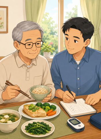 父親糖化血色素一度達11.8％　兒靠飲食調整、詳細紀錄陪他停打胰島素