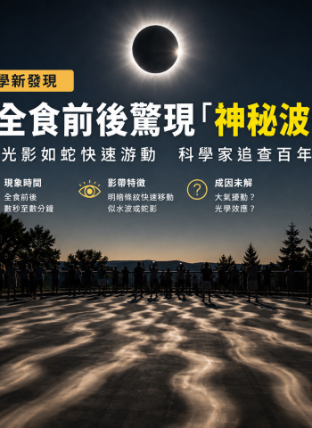 日全食前後驚現「神秘波紋」！地面光影如蛇快速游動　百年成因仍是謎