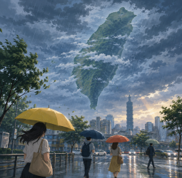 低壓帶接手台灣天氣！8月19日至21日雨勢最明顯　外出記得帶傘