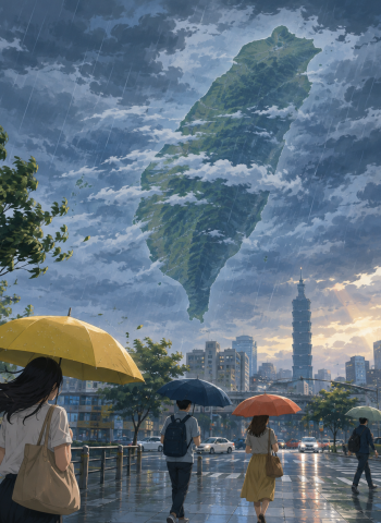 低壓帶接手台灣天氣！8月19日至21日雨勢最明顯　外出記得帶傘