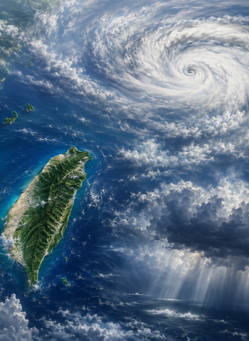 沙德爾颱風路徑再北修！估27日清晨發布海警　西半部晚間起雨勢擴大