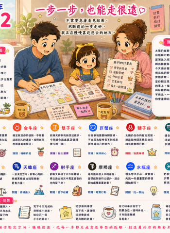 2026年8月22日 明日星座運勢  一步一步，也能走很遠