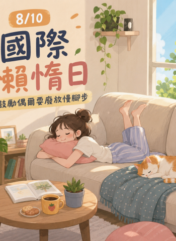 8月10日是「懶惰日」！忙碌生活按下暫停鍵　偶爾耍廢也要好好休息