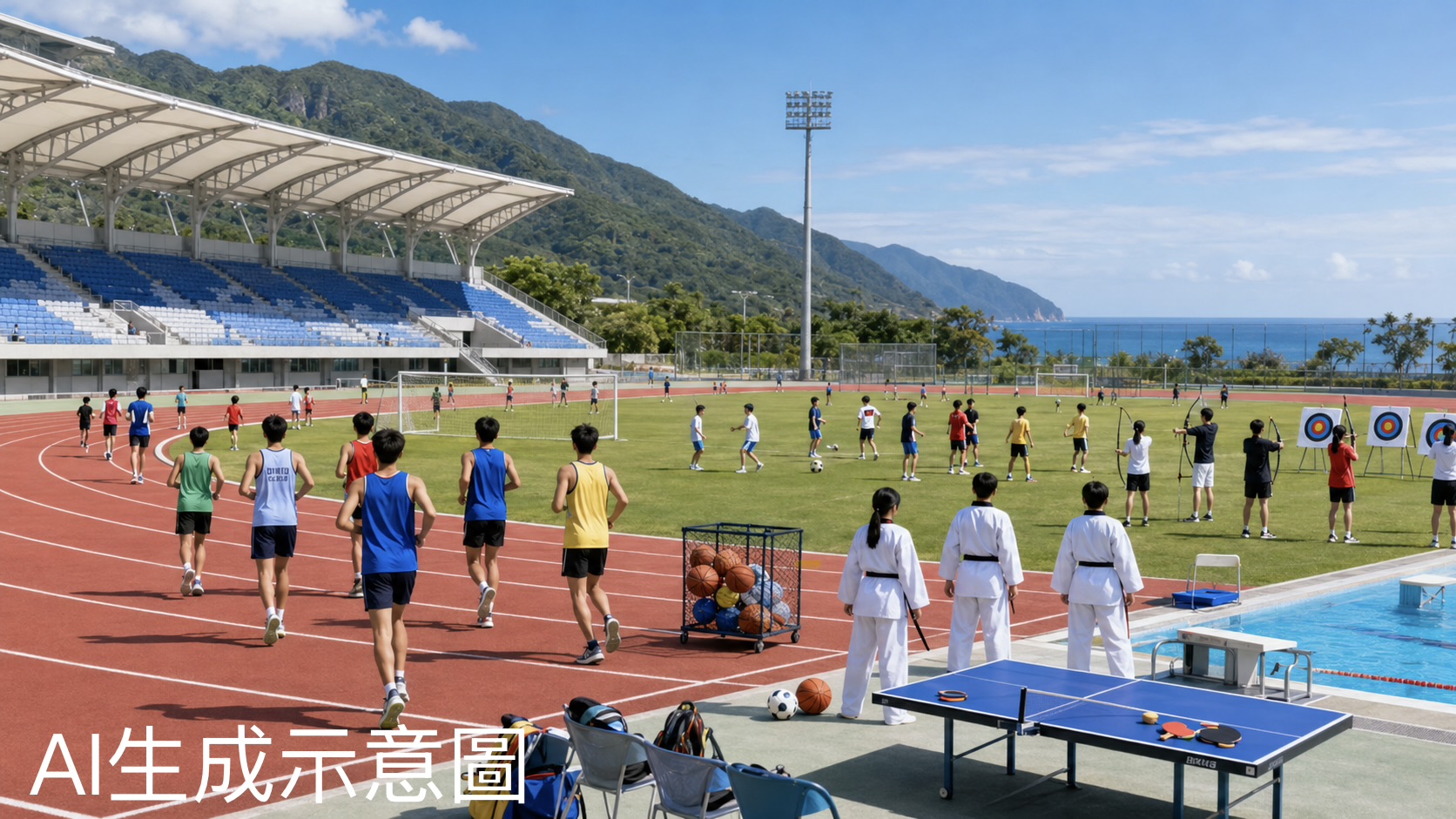 2026國際少年運動會花蓮登場　26國、68座城市代表齊聚競技