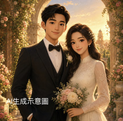 唐禹哲、蘇小軒婚紗照首曝光！相伴7年深情告白　夢幻畫面美如油畫