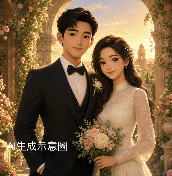 唐禹哲、蘇小軒婚紗照首曝光！相伴7年深情告白　夢幻畫面美如油畫
