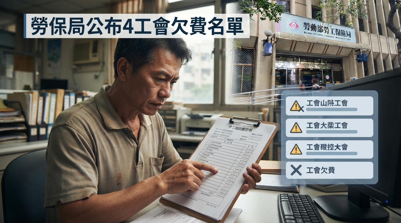 勞保局公布4職業工會欠繳名單　會員保費已繳卻遭暫拒給付？收據、匯款證明成關鍵