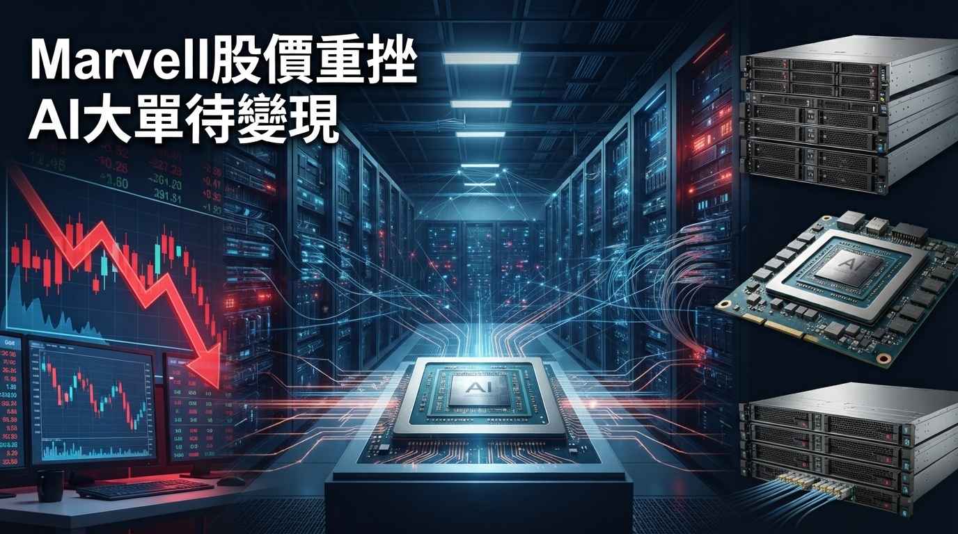 Marvell股價重挫10.28%！Google AI晶片大單營收要等2029年，AI高估值壓力浮現