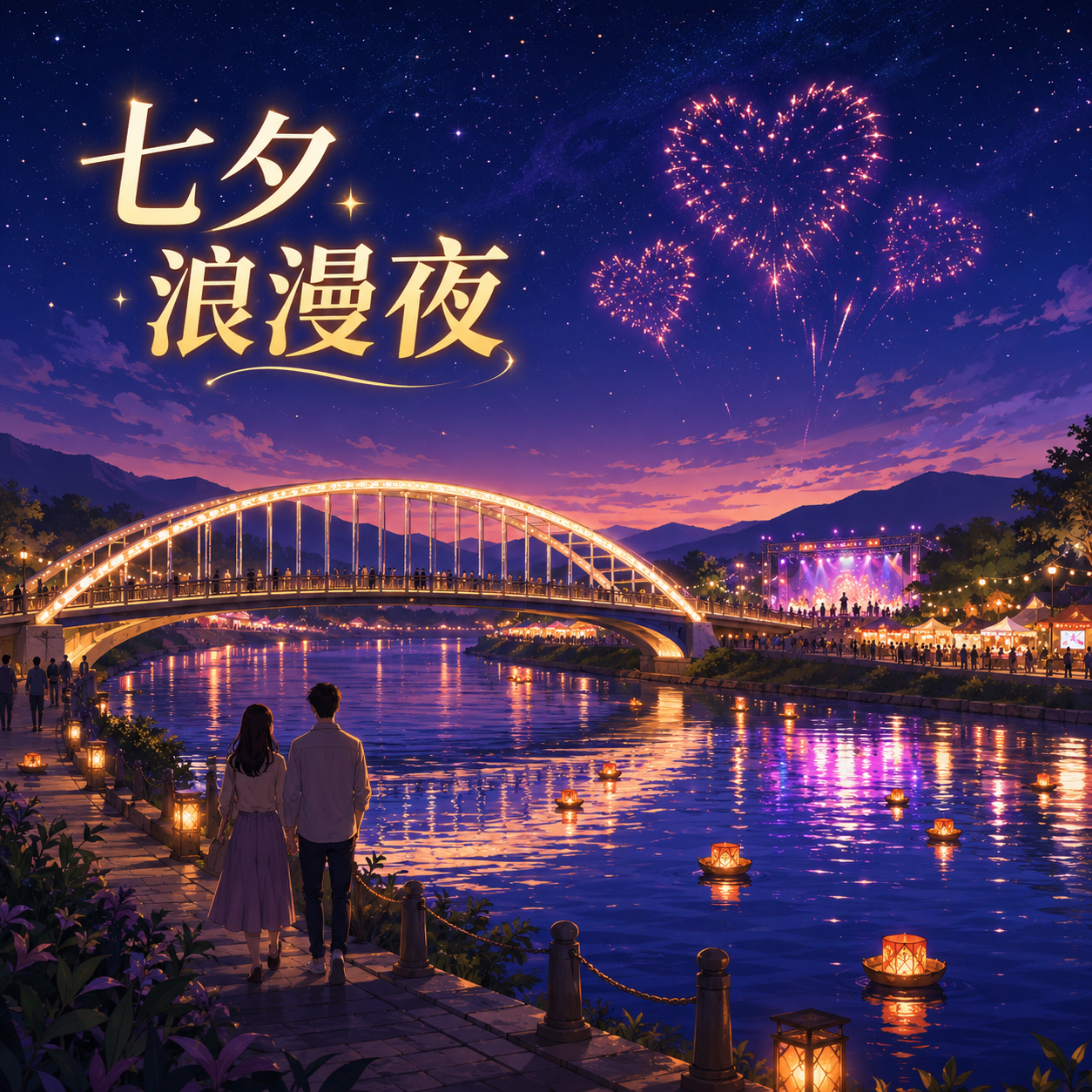 七夕約會去哪裡？宜蘭冬山河今晚辦河畔派對　全台浪漫活動登場