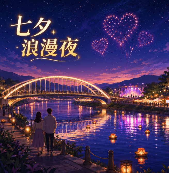 七夕約會去哪裡？宜蘭冬山河今晚辦河畔派對　全台浪漫活動登場