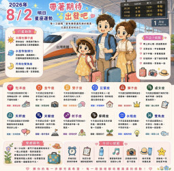 2026年8月2日 明日星座運勢  帶著期待，出發吧！