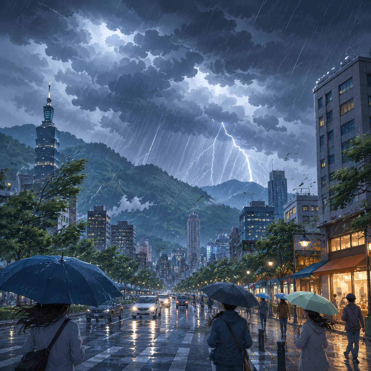 低壓帶影響全台天氣！新北、宜蘭防局部大雨　多地留意雷雨強風