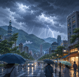低壓帶影響全台天氣！新北、宜蘭防局部大雨　多地留意雷雨強風