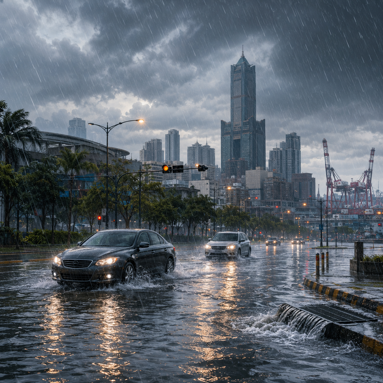 高雄雨量達大豪雨等級！新興區24小時累積350毫米　多區傳積淹水災情