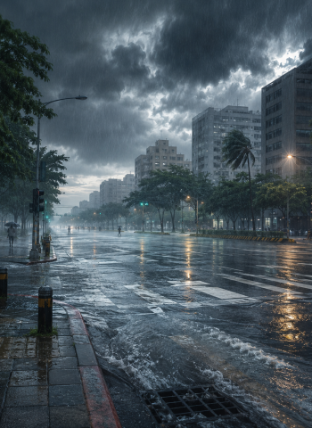 豪雨衝擊南台灣！6縣市停班停課　沙德爾後續動向受關注