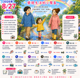 2026年8月27日 明日星座運勢  發現生活的小驚喜