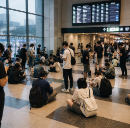 颱風天也擋不住！《Pokémon GO》玩家擠滿北車、高雄中央公園　抓寶人潮掀熱議