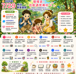 2026年7月29日 明日星座運勢  慢慢走，遇見美好