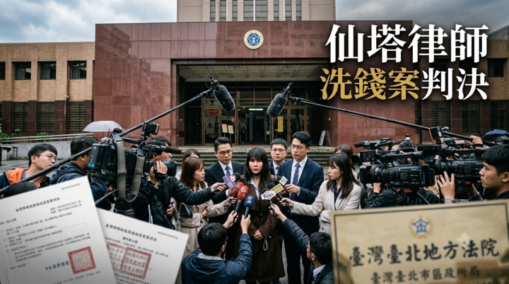 仙塔律師李宜諪涉洗錢案一審宣判 臺北地院判刑5月、洩密罪部分獲判無罪