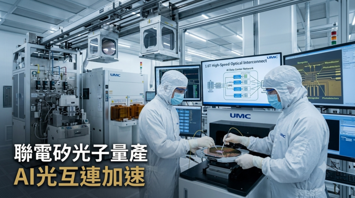 聯電新加坡完成首批1.6T矽光子晶圓量產　攜手SILITH布局AI光互連市場