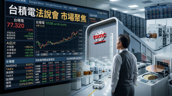 台積電法說會16日登場　台灣半導體投資策略受矚　外媒看好股價仍具上行空間
