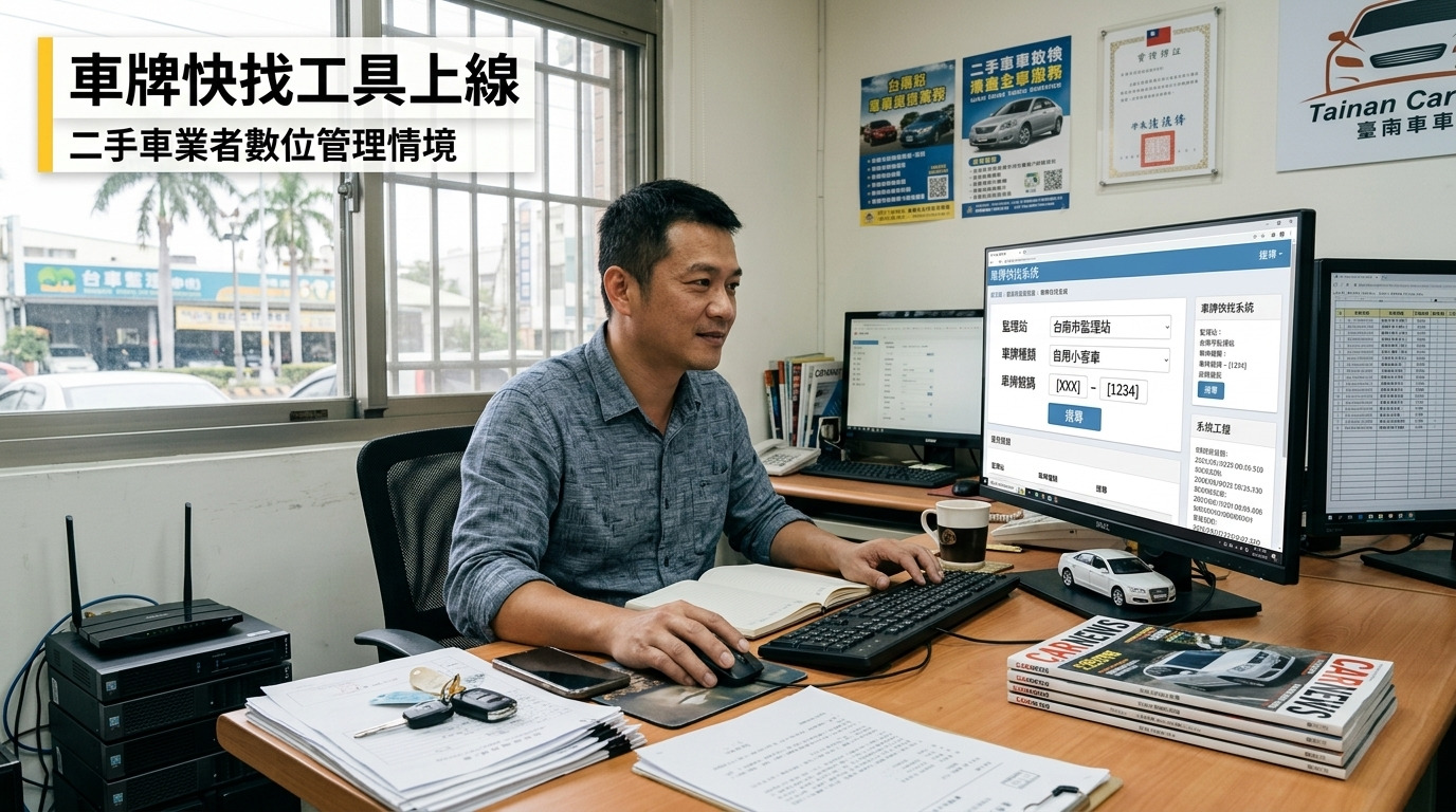 Car-Tags 團隊推出「車牌快找」工具　支援監理站與車牌號碼快速搜尋