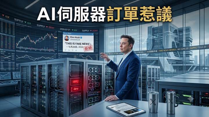 鴻海SpaceX AI伺服器訂單傳聞遭馬斯克否認　520億美元大單真偽引市場關注