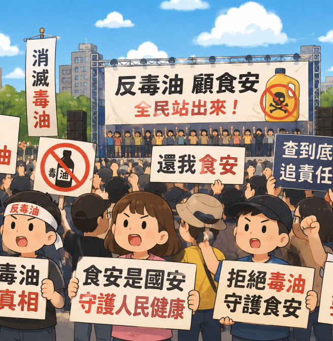凱道反毒油集會湧20萬人　韓國瑜、蔣萬安、盧秀燕同台　群眾高喊「民進黨下台」