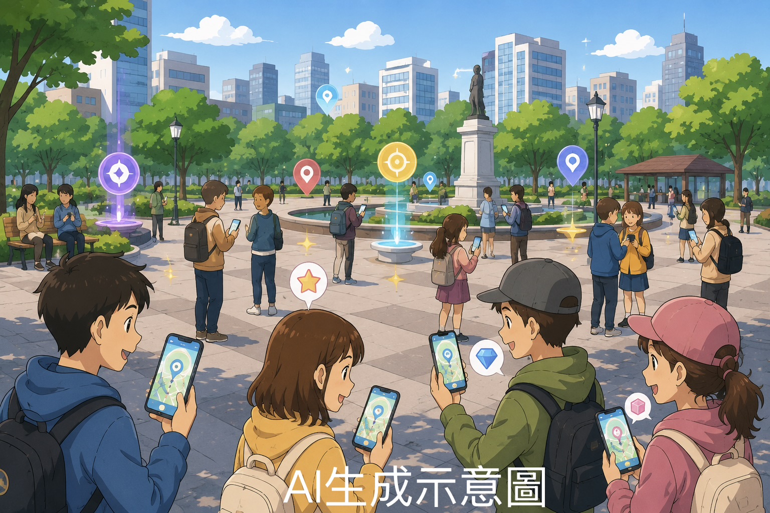 《Pokémon GO》10週年熱度持續！雙北熱門抓寶地點仍見玩家聚集　暑假社群交流不減