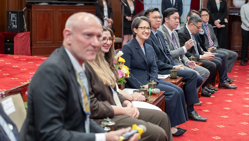 蕭美琴副總統接見國際自由青年聯盟大會代表團　強調攜手民主夥伴守護自由價值與區域和平