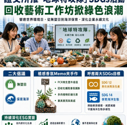 證交所「地球特攻隊」掀永續風潮 回收藝術工作坊實踐海洋保育與減塑行動