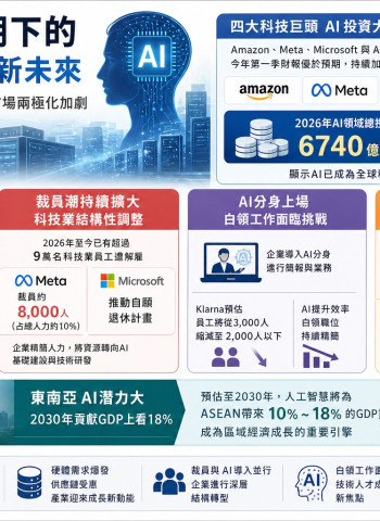 AI投資爆發卻掀裁員潮！科技巨頭砸6740億美元 就業市場兩極化加劇
