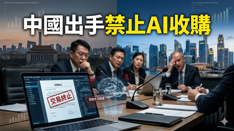 中國出手禁止 Meta 收購 Manus AI：技術外流疑慮升溫，跨境AI監管全面升級