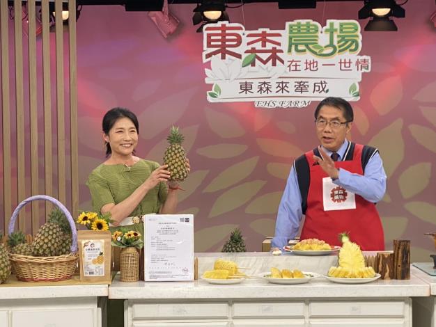 臺南關廟鳳梨40分鐘完售！臺南市長黃偉哲電視購物直播狂賣8公噸　連霸多年口碑爆棚再掀搶購潮