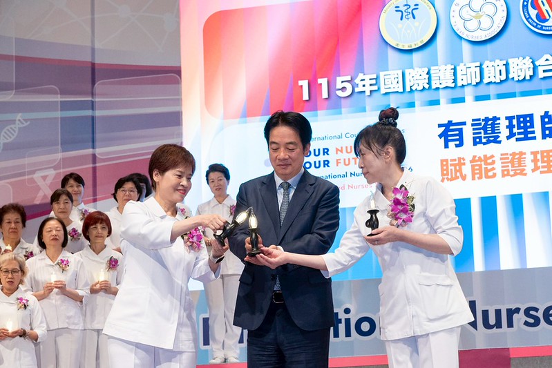 賴清德總統出席護師節慶祝大會　宣布三班護病比提前上路　持續打造友善護理職場環境