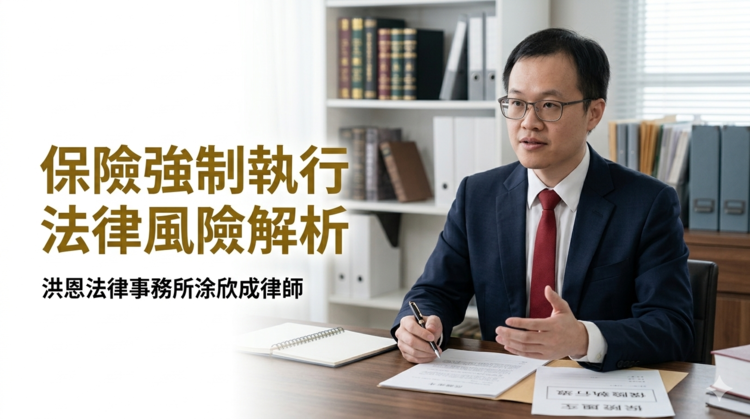 保險被法院強制解約？臺南洪恩法律事務所涂欣成律師教你用四層防護網保住救命錢
